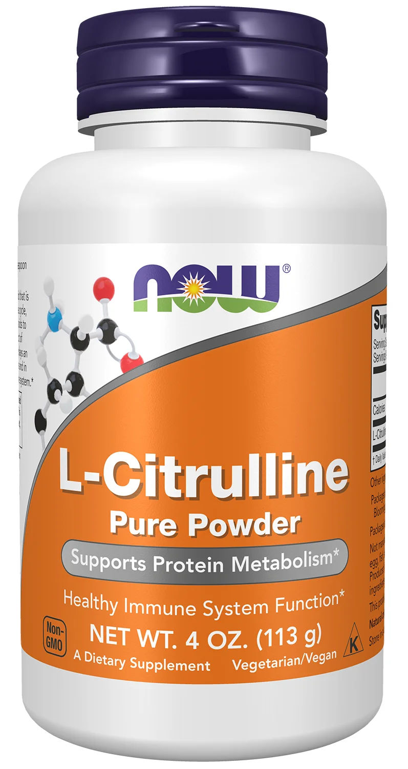 NOW Foods L-Citrulline - Pure Powder