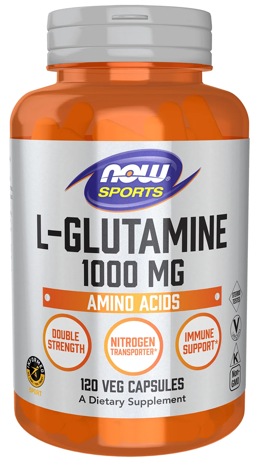 NOW Foods L-Glutamine - 1000mg