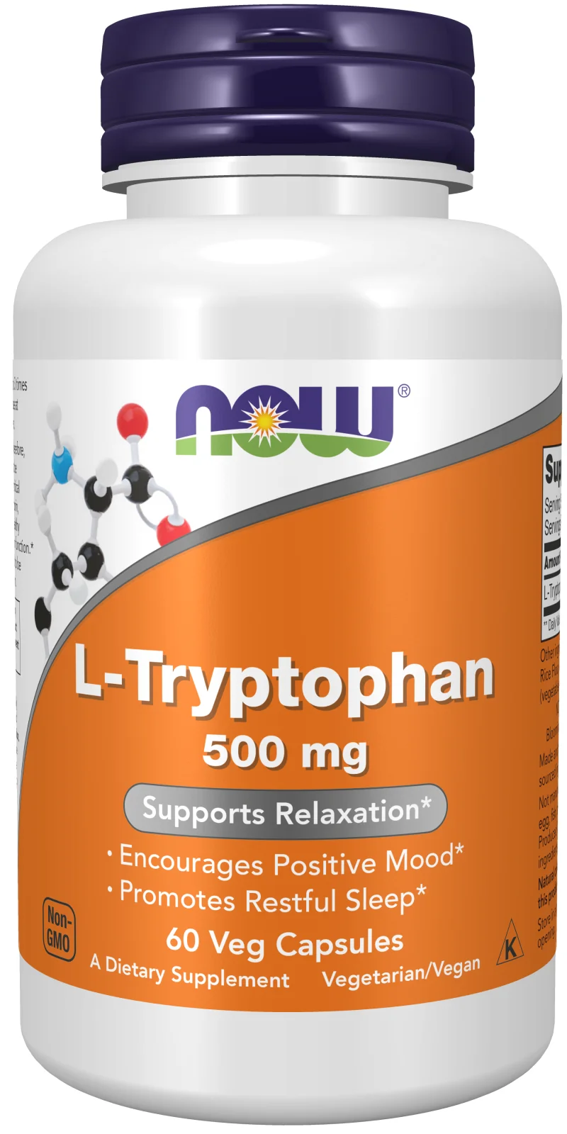 NOW Foods L-Tryptophan - 500mg