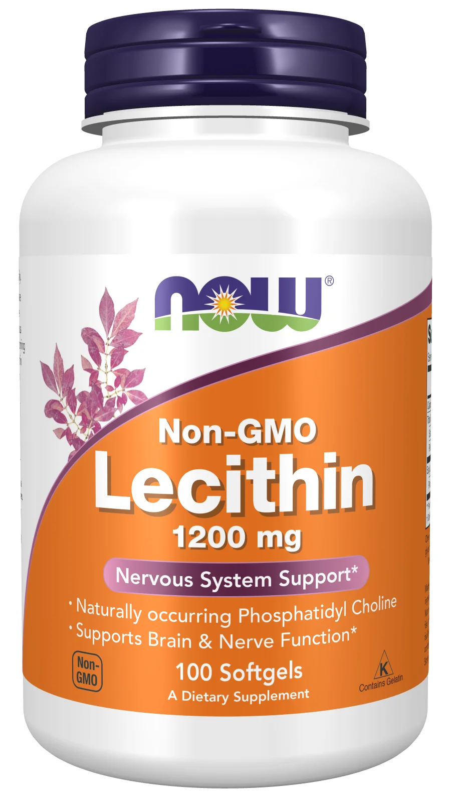 NOW Foods Lecithin - 1200mg Non-GMO