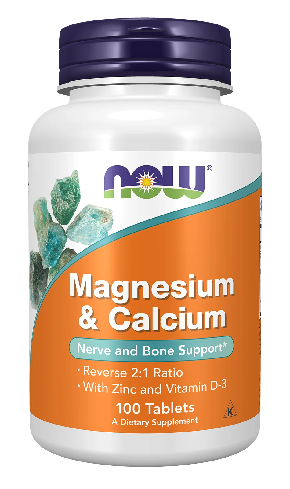 NOW Foods Magnesium & Calcium with Zinc and Vitamin D3