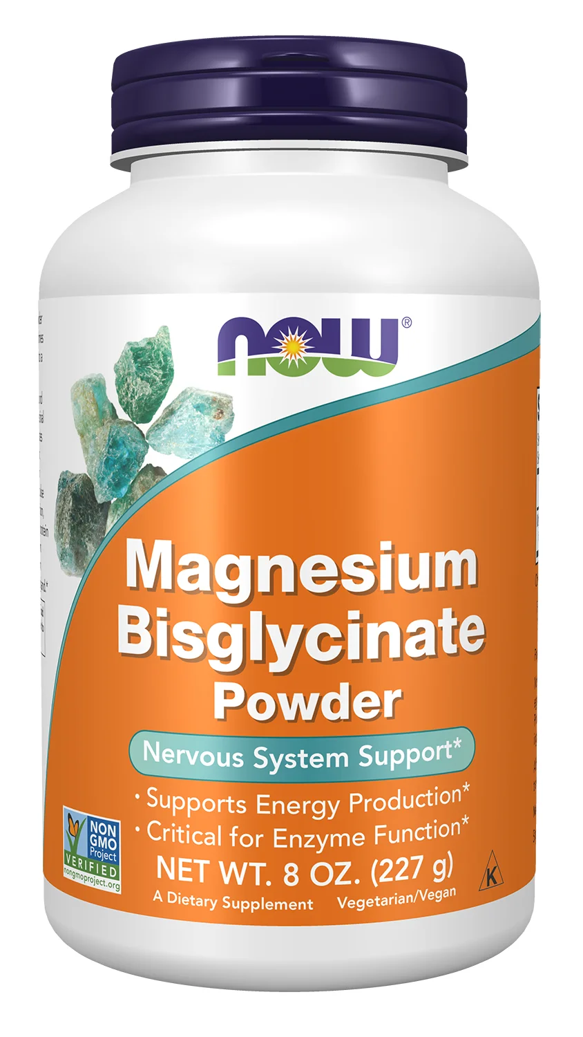 NOW Foods Magnesium Bisglycinate Powder