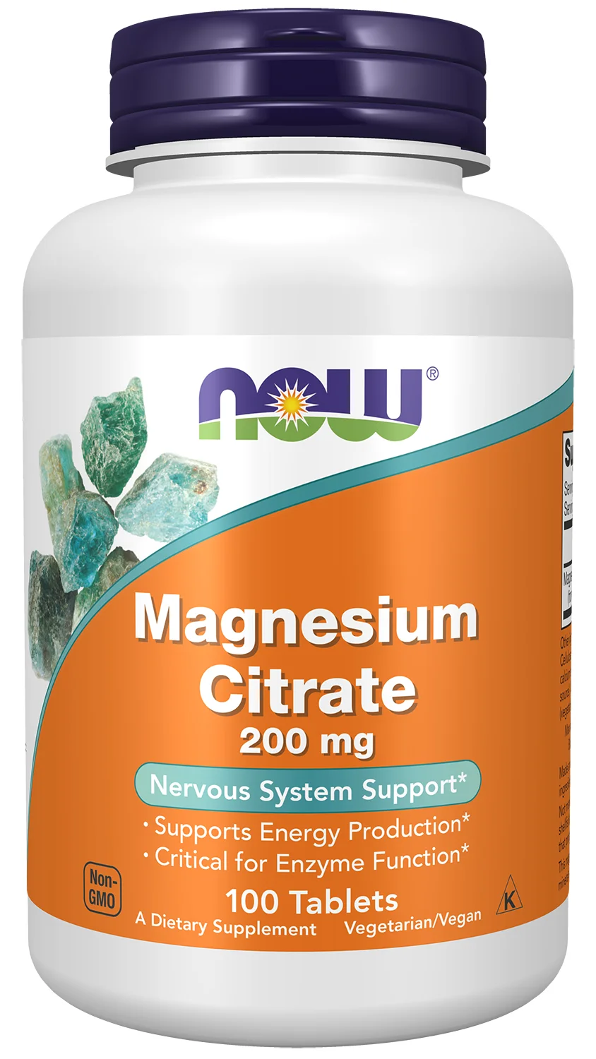 NOW Foods Magnesium Citrate - 200mg