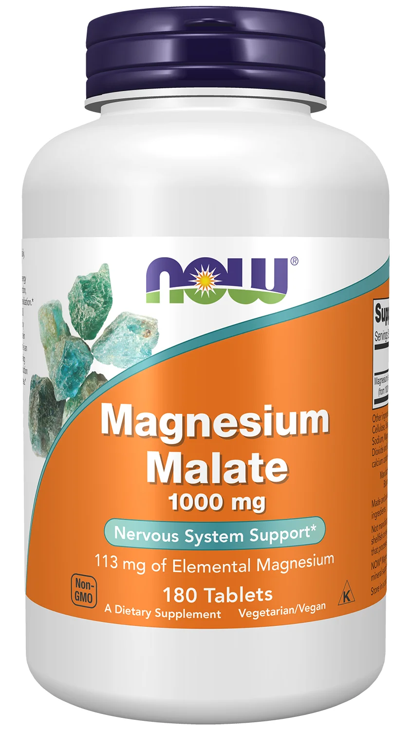 NOW Foods Magnesium Malate, 1000mg