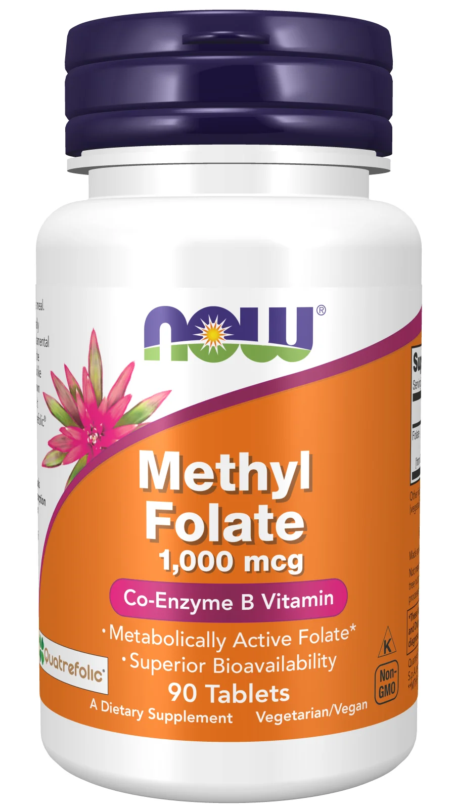 NOW Foods Methyl Folate, 1000mcg