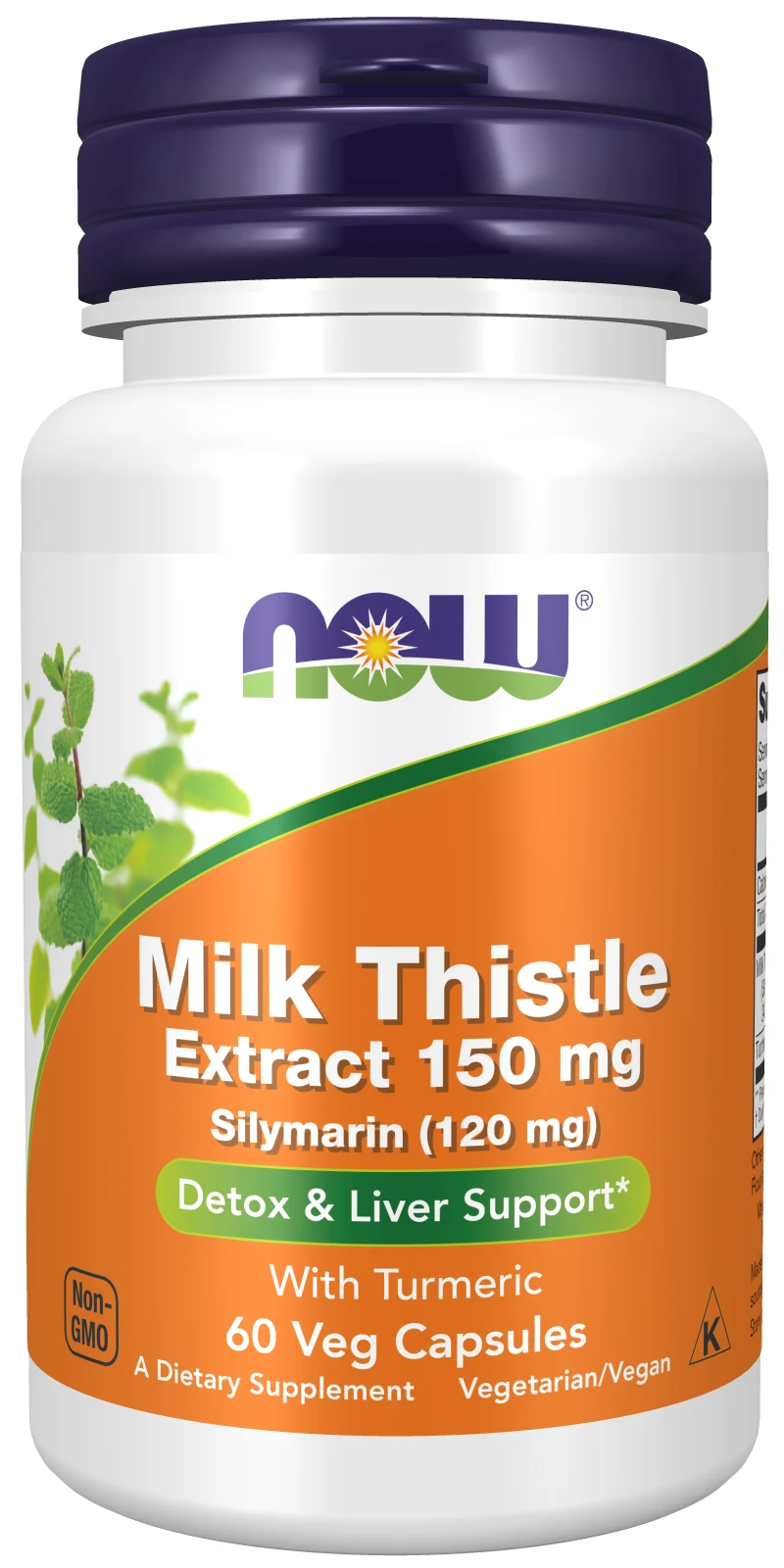 NOW Foods Milk Thistle Extract with Turmeric - 150mg