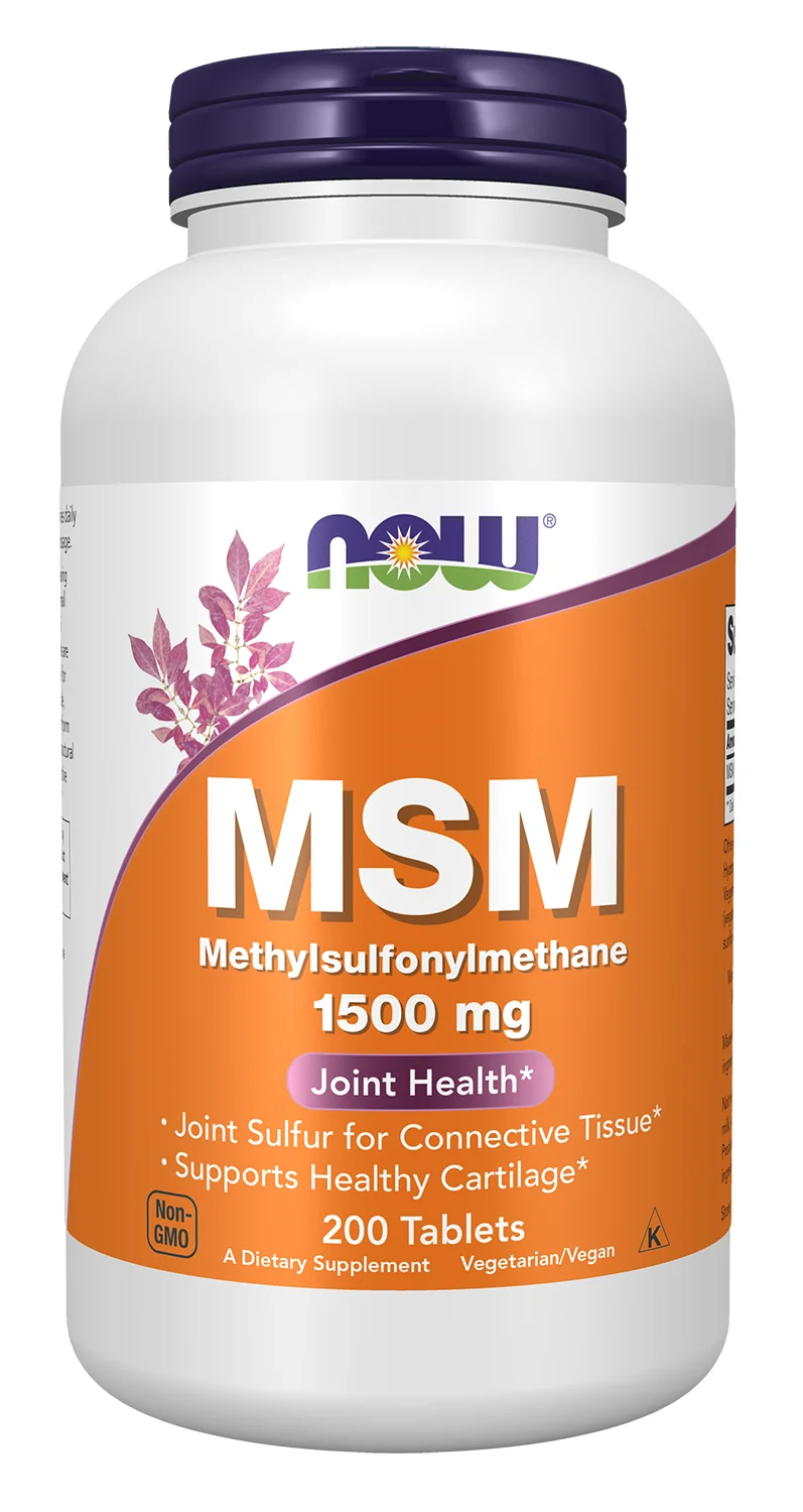 NOW Foods MSM Methylsulphonylmethane - 1500mg
