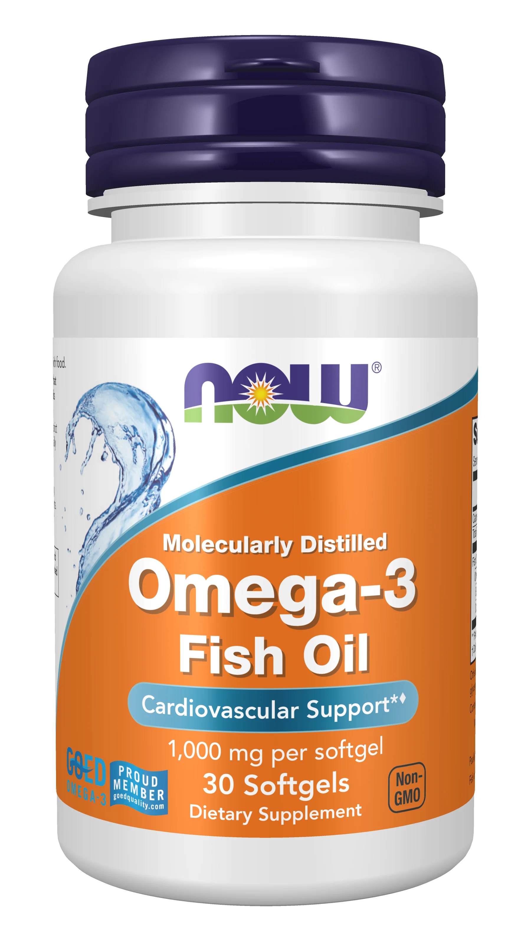 NOW Foods Omega-3 Fish Oil - Molecularly Distilled
