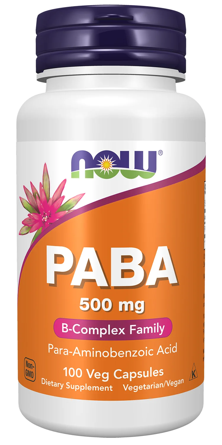 NOW Foods PABA, 500mg