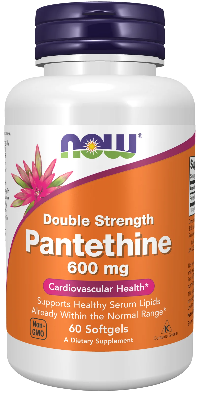 NOW Foods Pantethine - 600mg Double Strength
