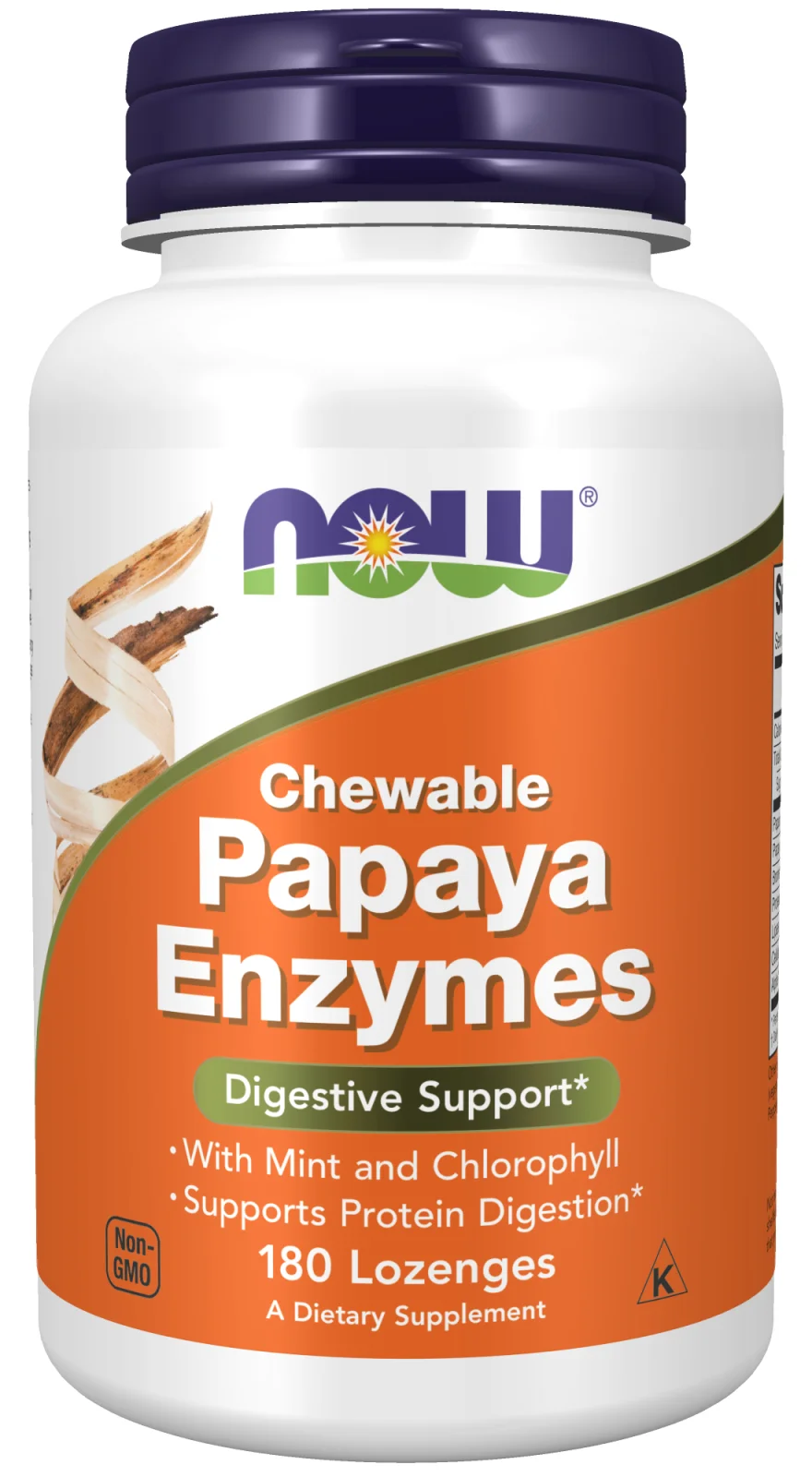 NOW Foods Papaya Enzyme - Chewable