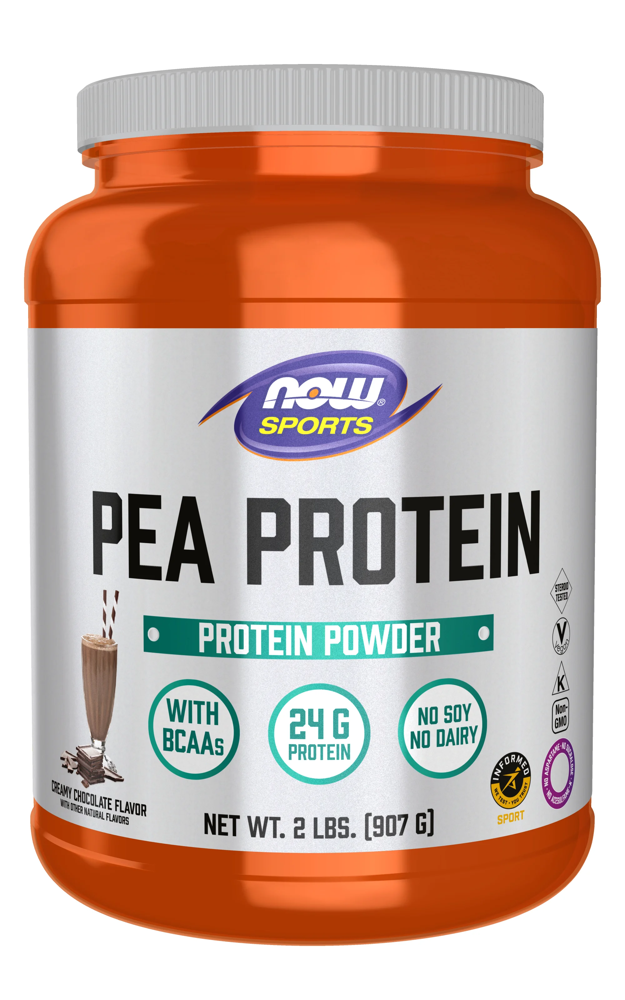 NOW Foods Pea Protein - Dutch Chocolate