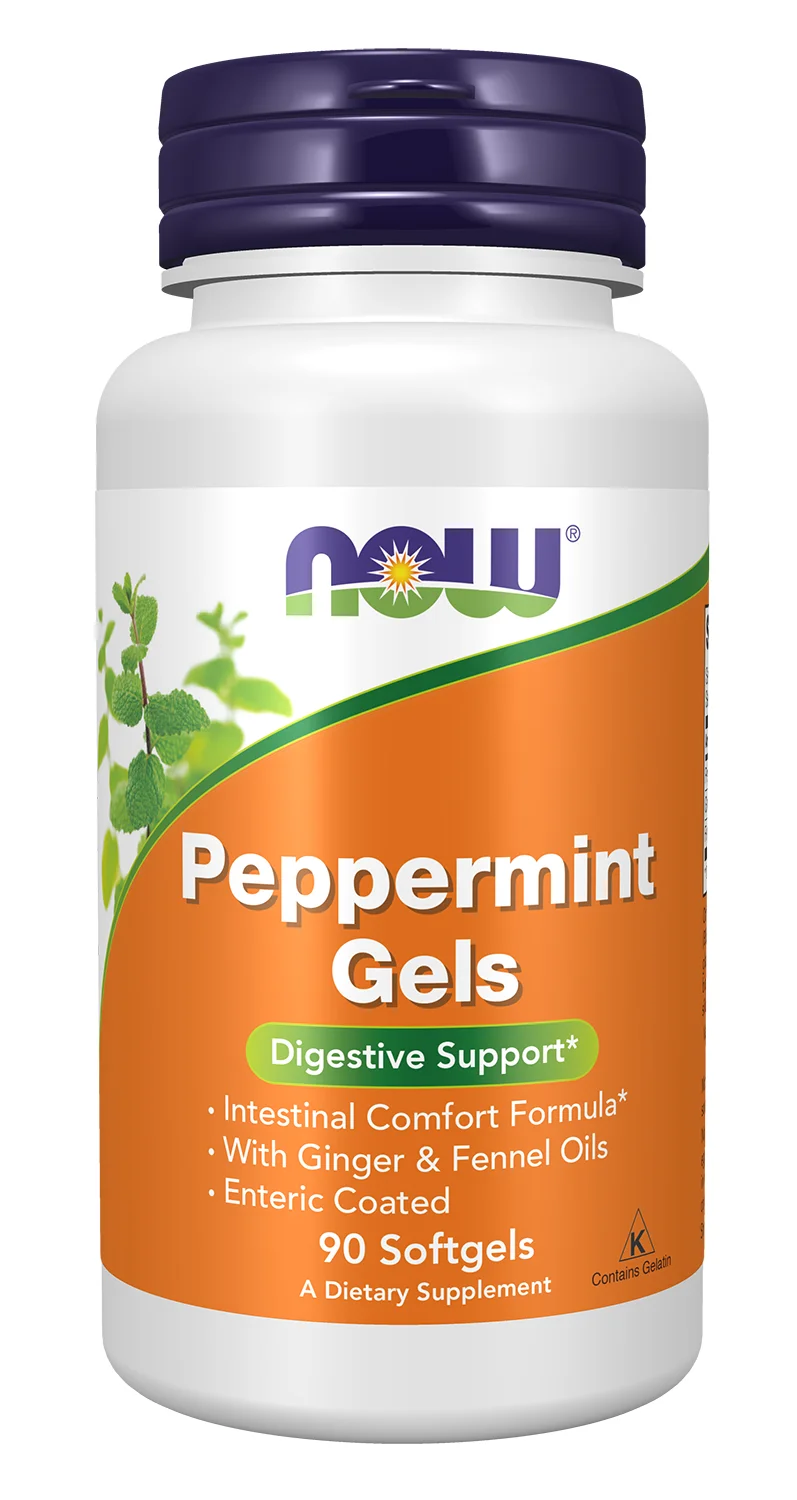 NOW Foods Peppermint Gels
