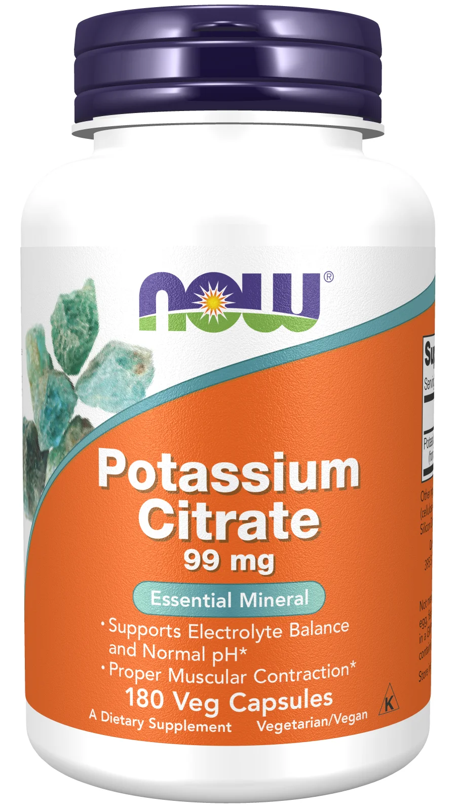 NOW Foods Potassium Citrate - 99mg