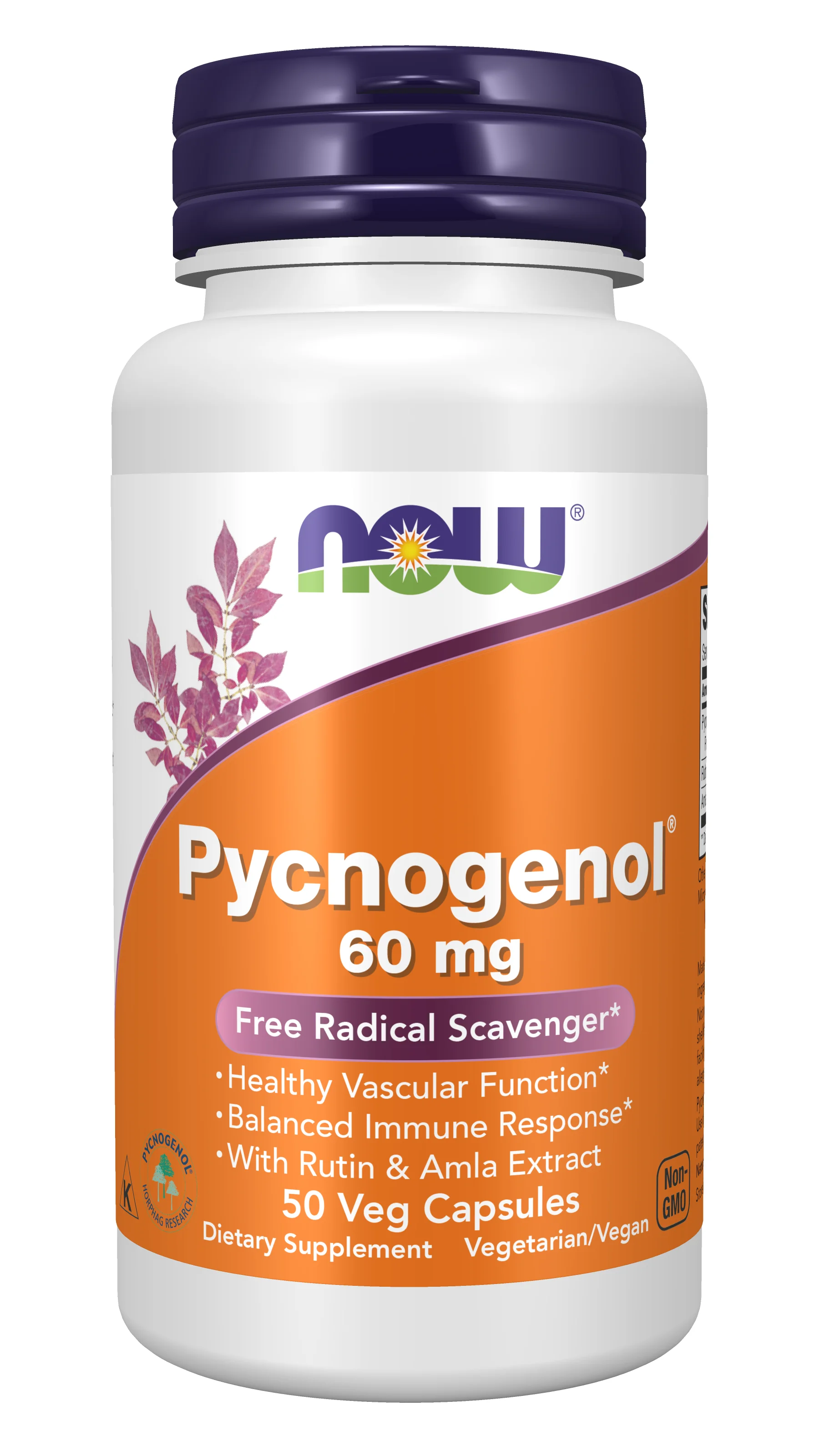 NOW Foods Pycnogenol with Acerola & Rutin Powder, 60mg