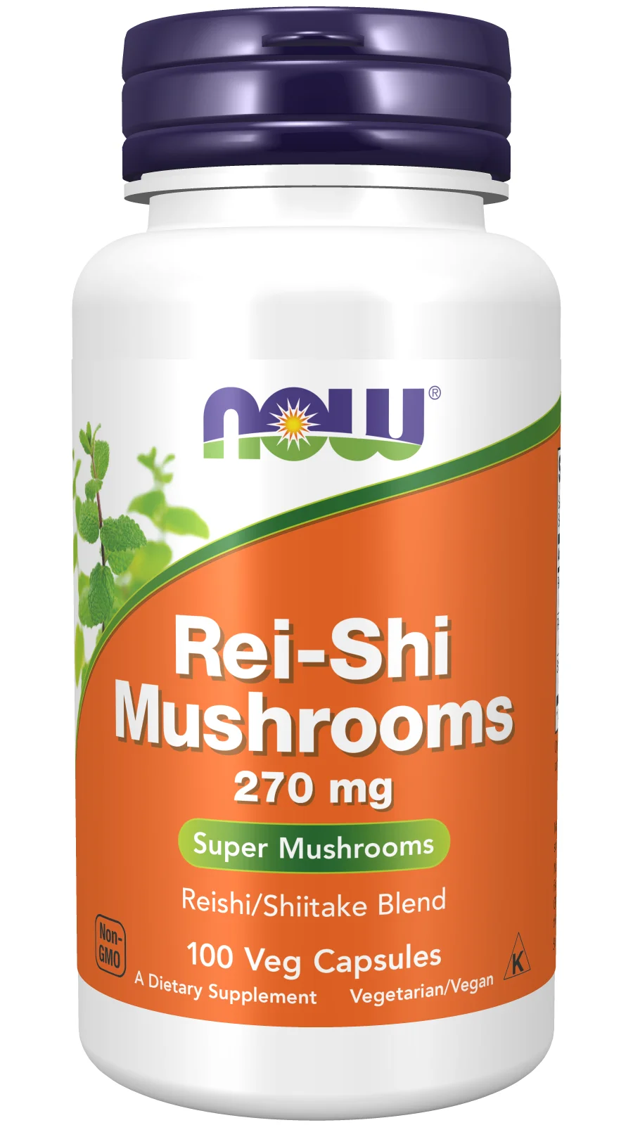 NOW Foods Rei-Shi Mushrooms, 270mg