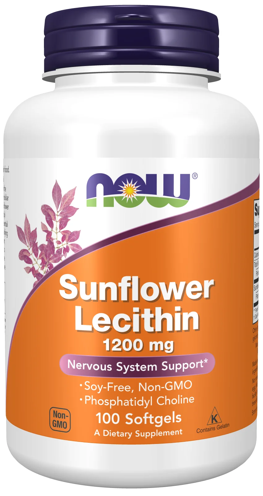 NOW Foods Sunflower Lecithin - 1200mg
