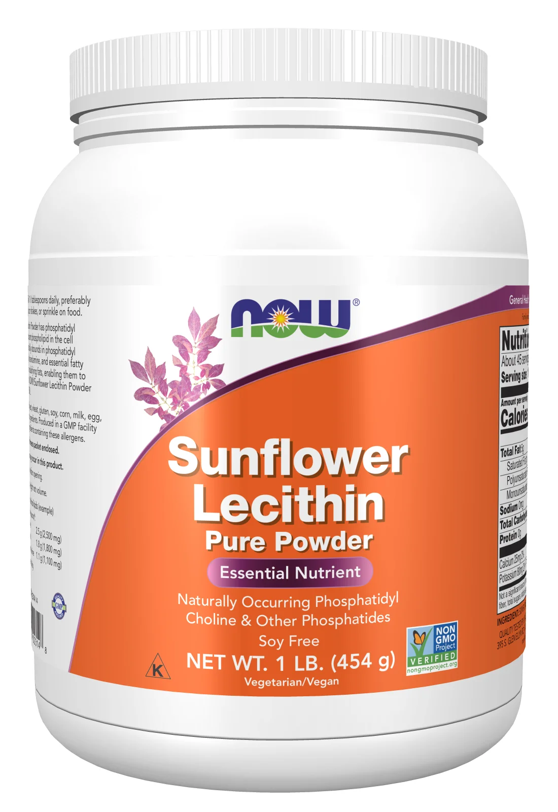 NOW Foods Sunflower Lecithin - Pure Powder