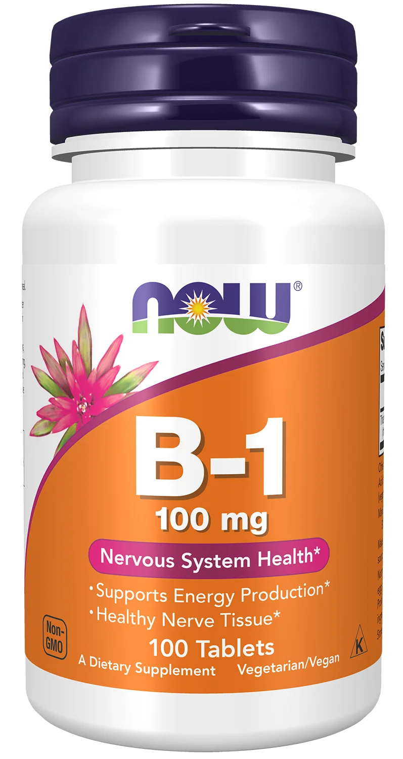 NOW Foods Vitamin B-1 Thiamine, 100mg