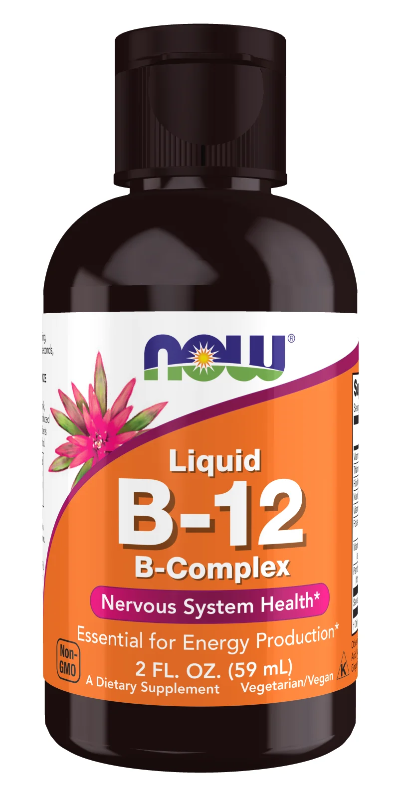 NOW Foods Vitamin B-12 Liquid B-Complex