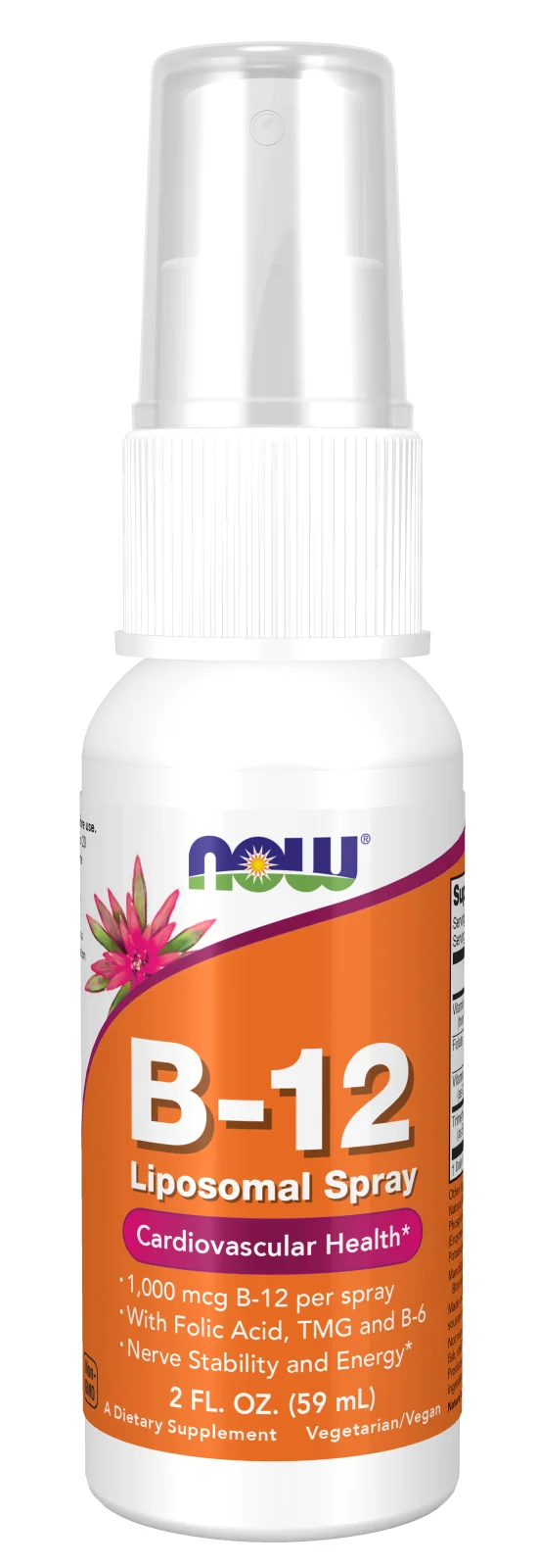 NOW Foods Vitamin B-12, Liposomal Spray