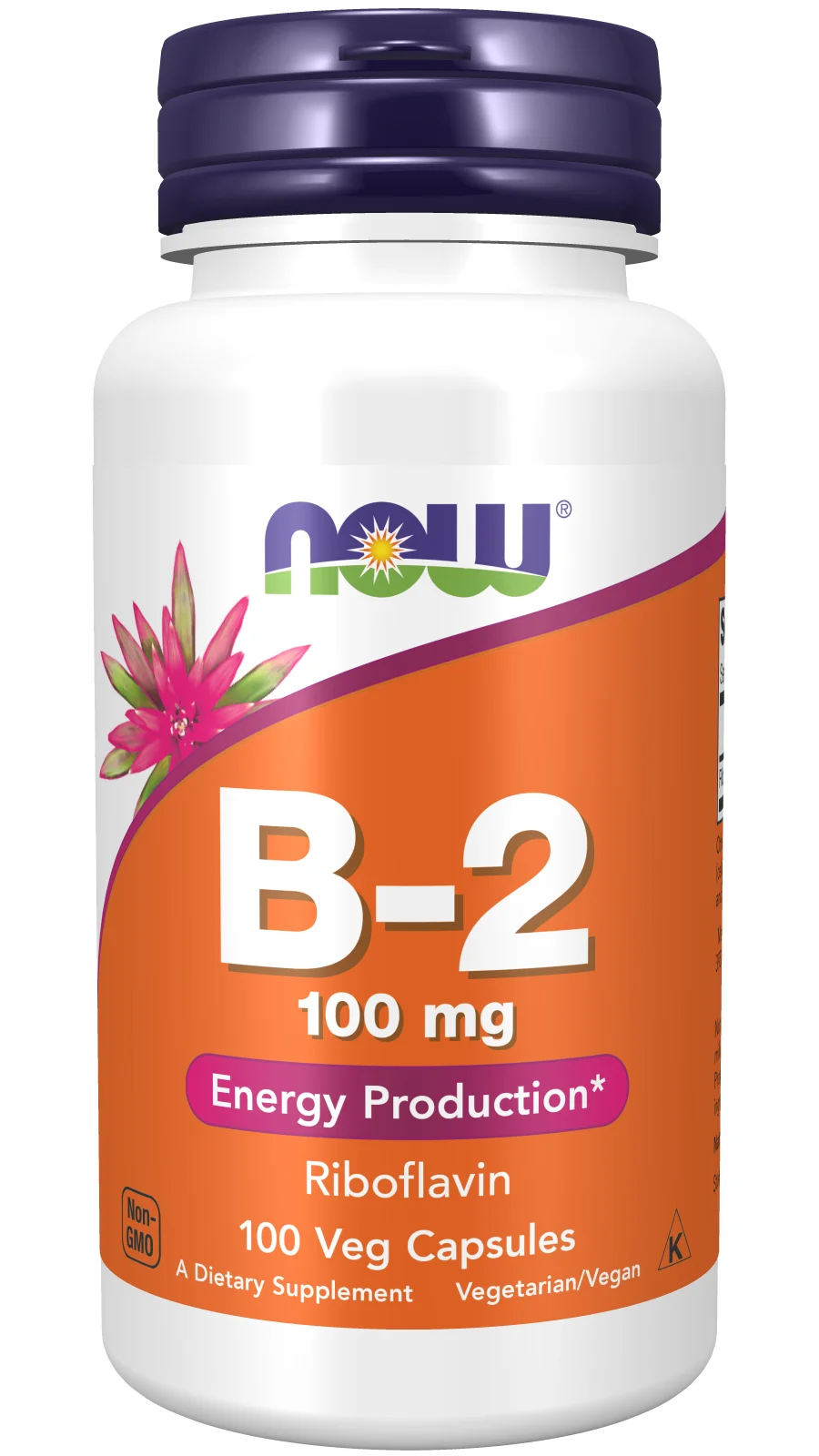 NOW Foods Vitamin B-2 Riboflavin, 100mg