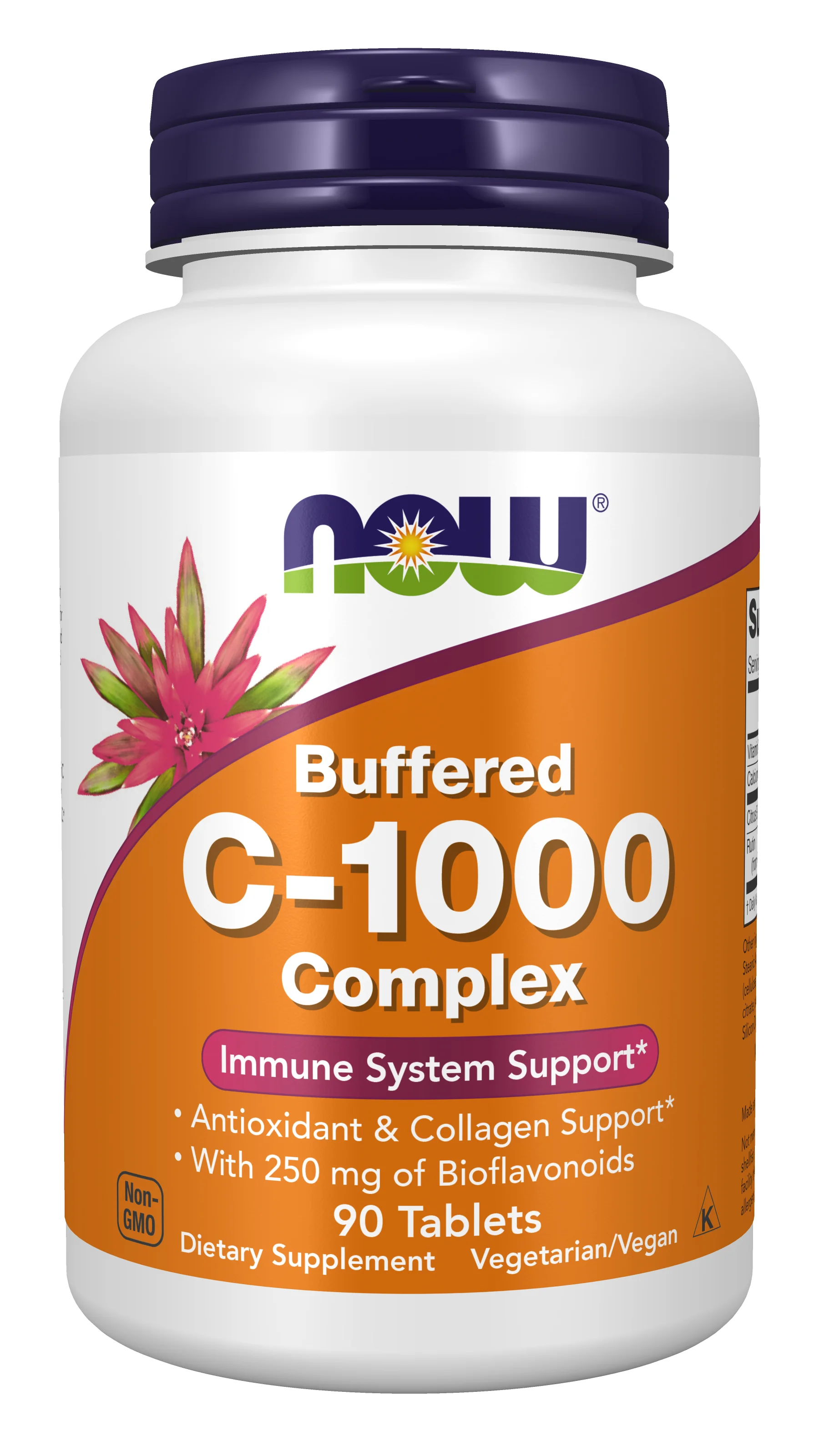 NOW Foods Vitamin C-1000 Complex - Buffered with 250mg Bioflavonoids