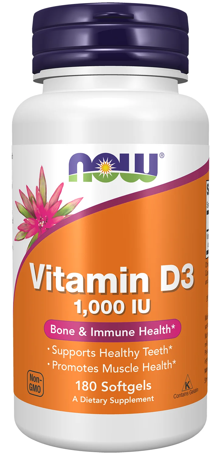 NOW Foods Vitamin D-3 - 1000 IU