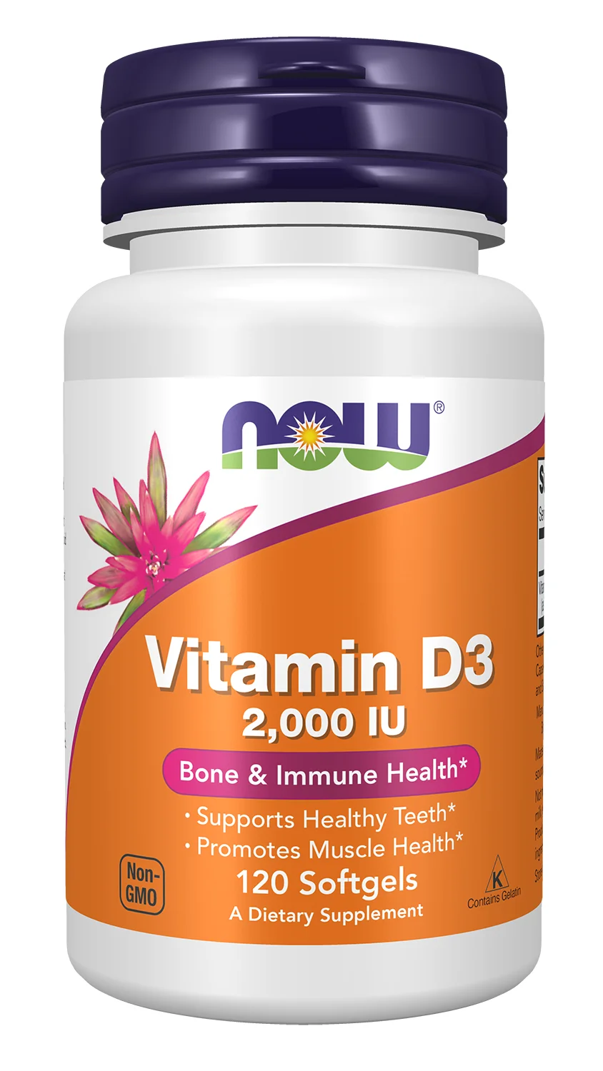 NOW Foods Vitamin D-3 - 2000 IU