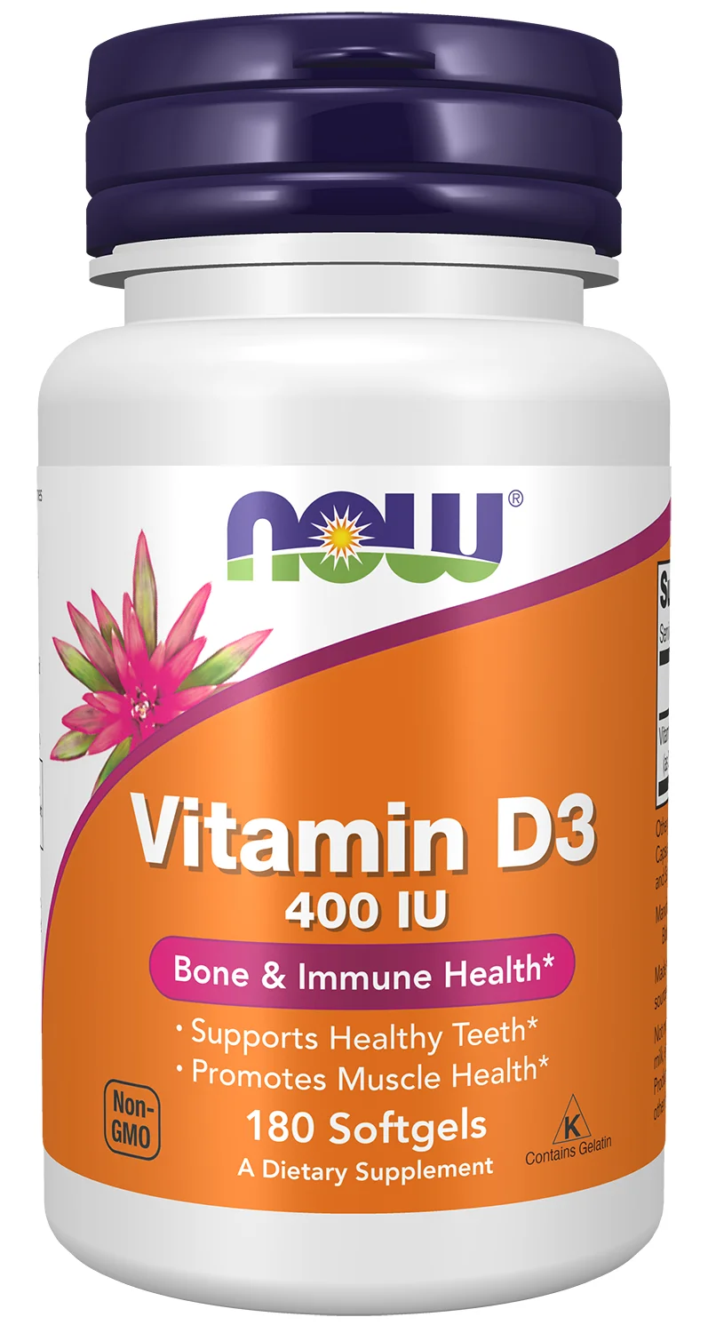NOW Foods Vitamin D-3 - 400 IU