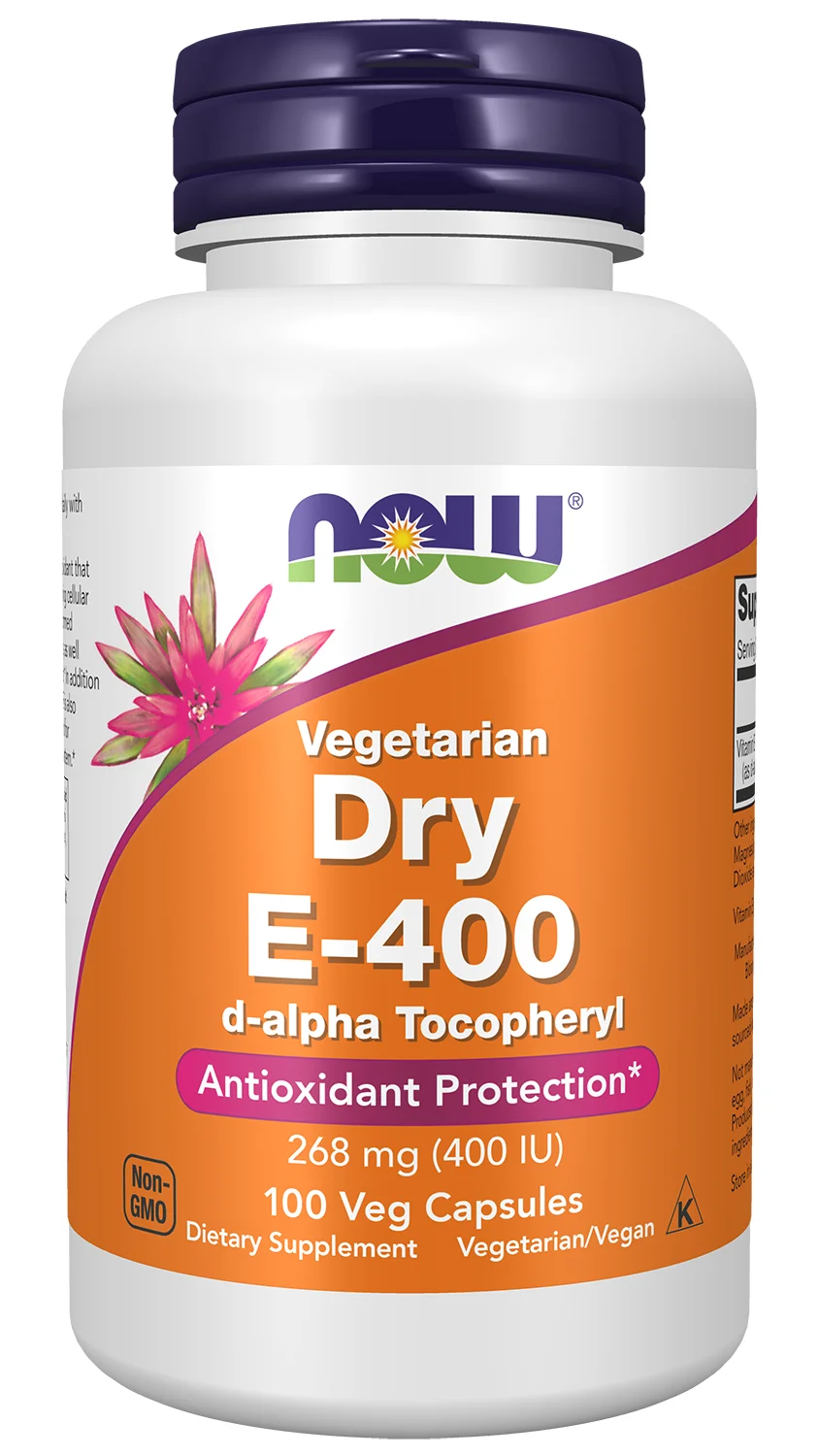 NOW Foods Vitamin E-400 Dry, Vegetarian