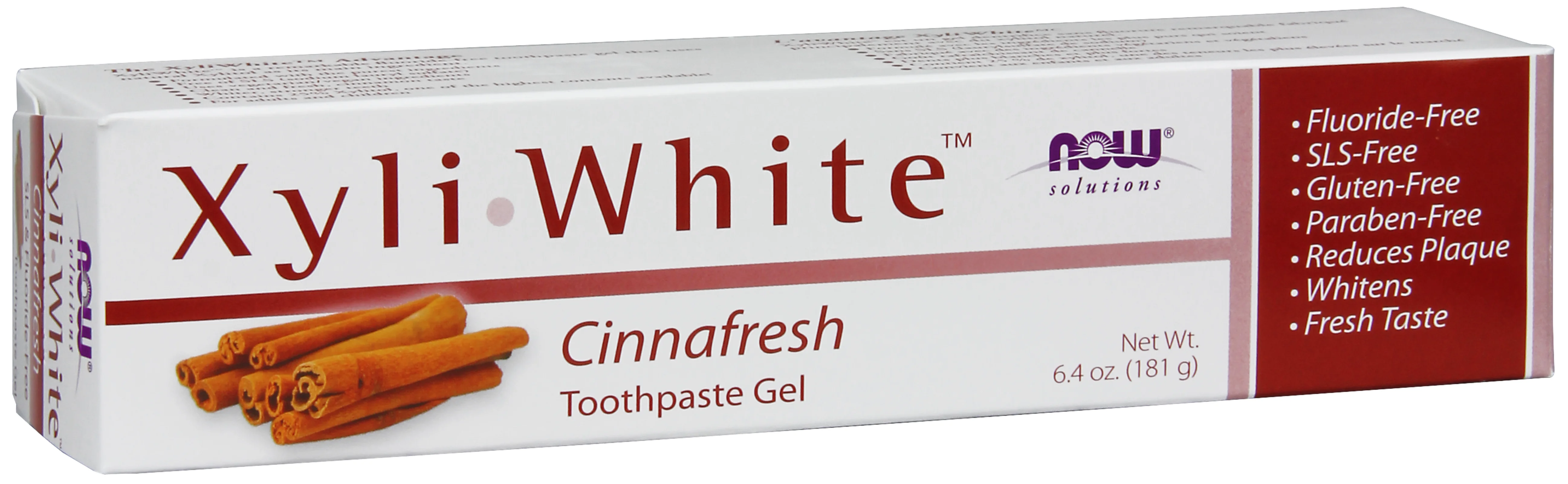 NOW Foods XyliWhite - Cinnafresh Toothpaste Gel