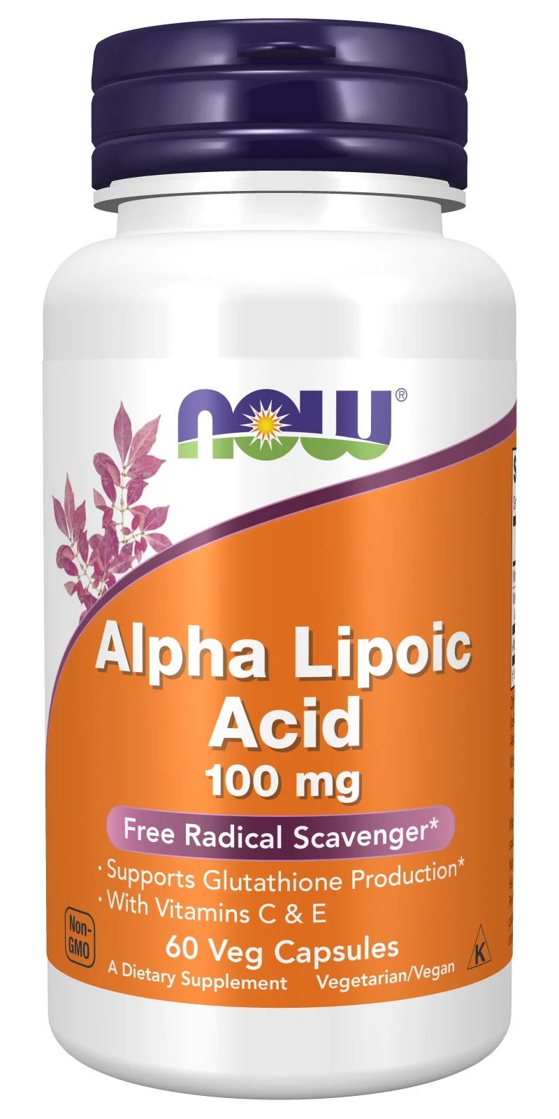 NOW Foods Alpha Lipoic Acid with Vitamins C & E - 100mg