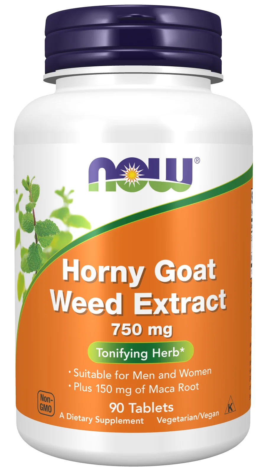 NOW Foods Horny Goat Weed Extract, 750mg