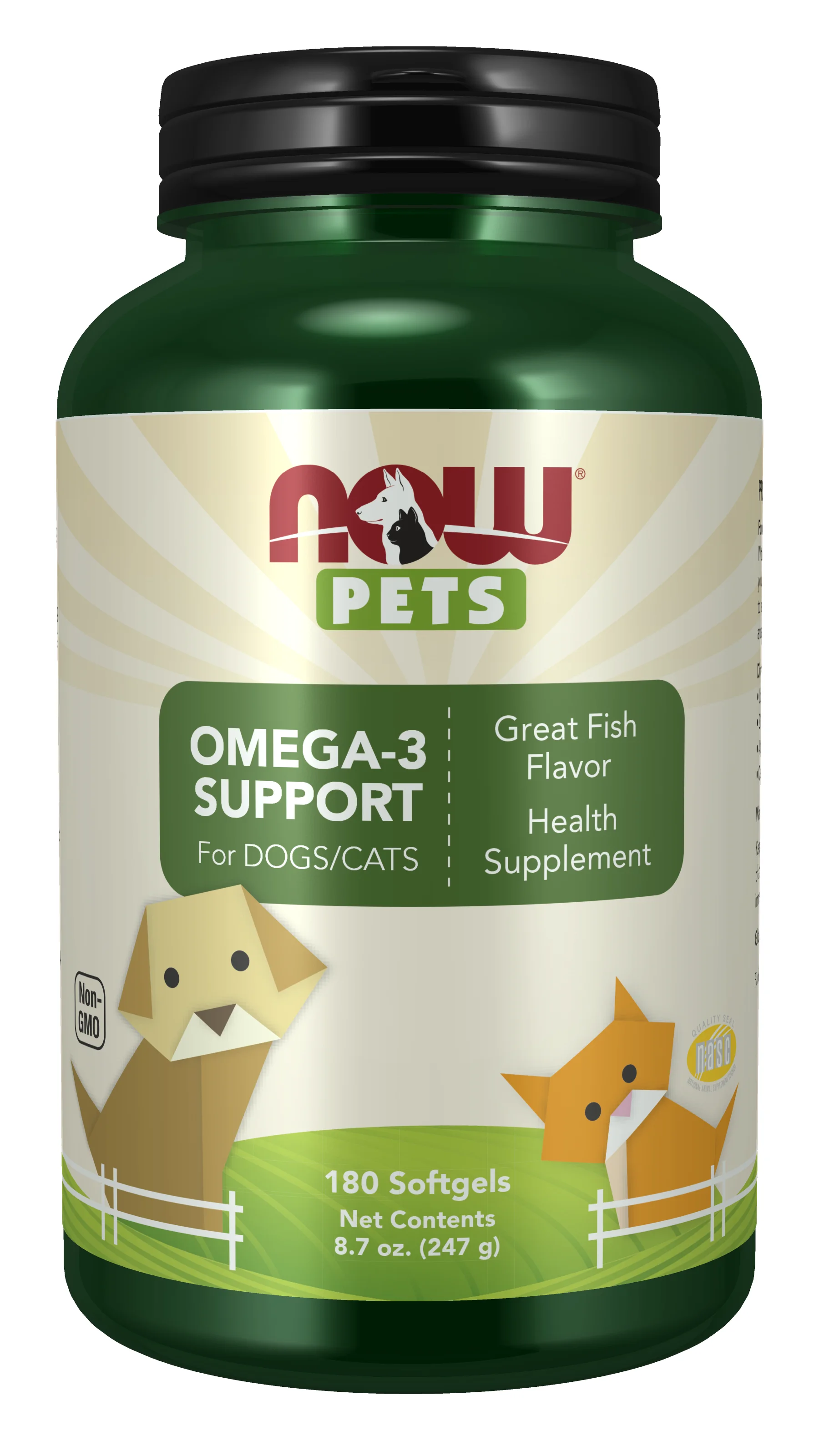 NOW Foods Pets, Omega-3 Support