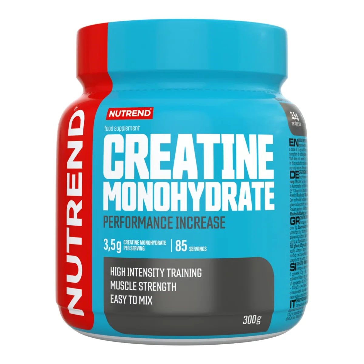 Nutrend Creatine Monohydrate - Unflavored (EAN 8594073174949)