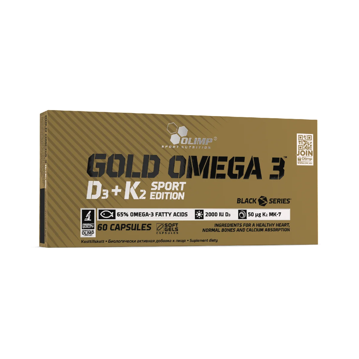 Olimp Nutrition Gold Omega 3 D3 + K2 Sport Edition
