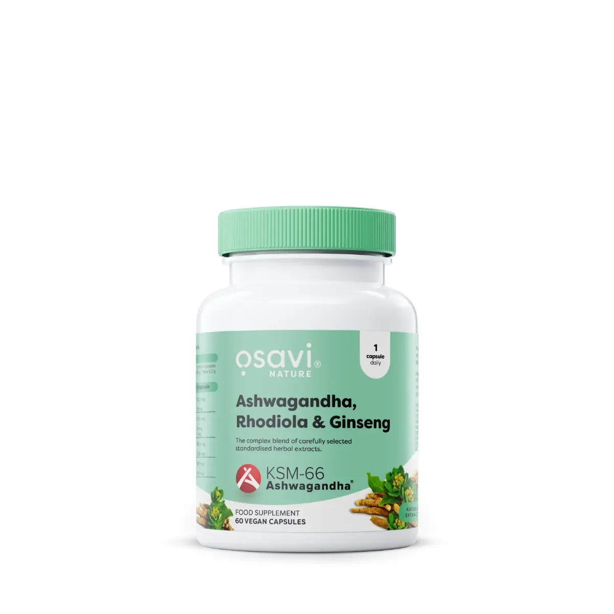 Osavi Ashwagandha + Rhodiola & Ginseng