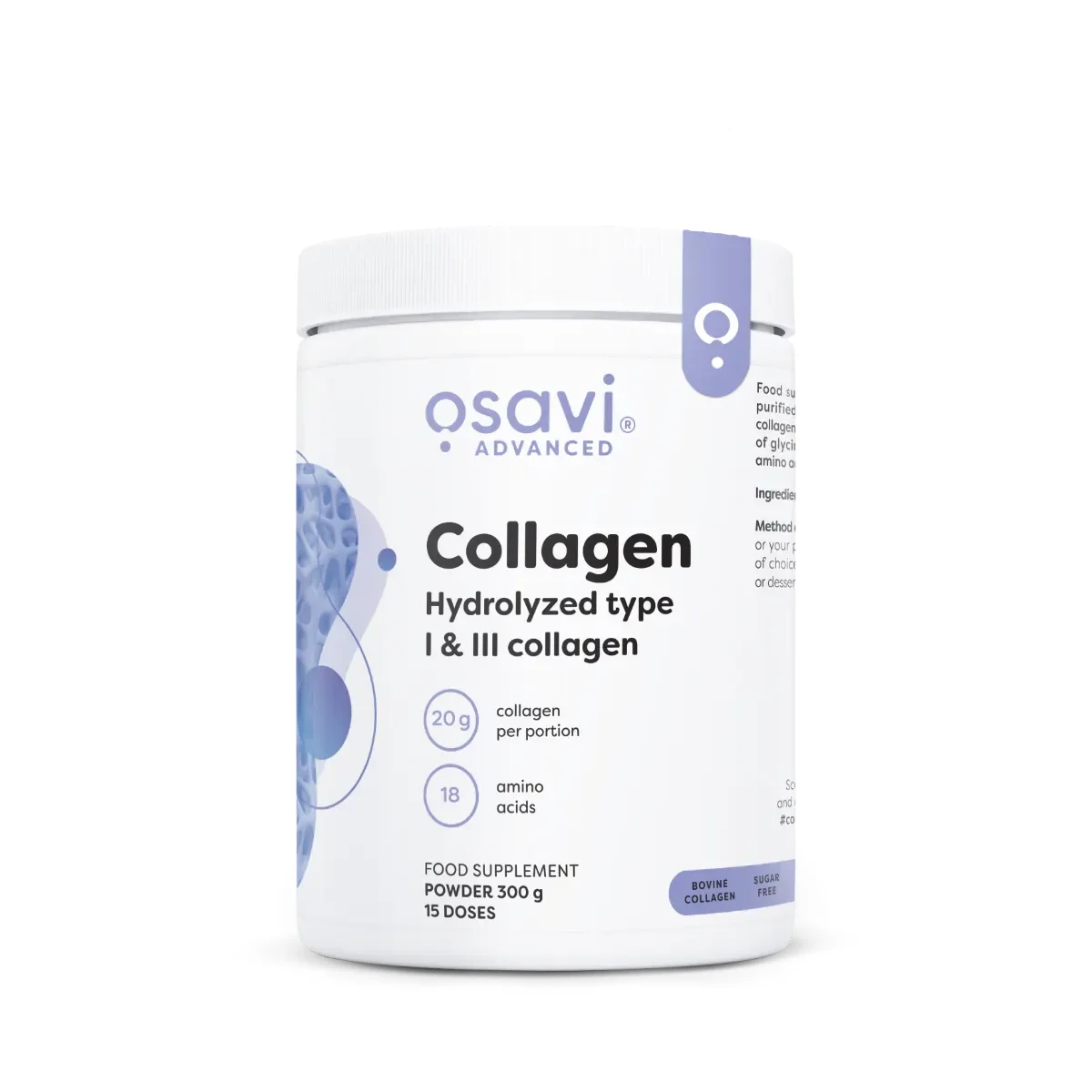 Osavi Collagen Hydrolysed Type I & III - Unflavoured