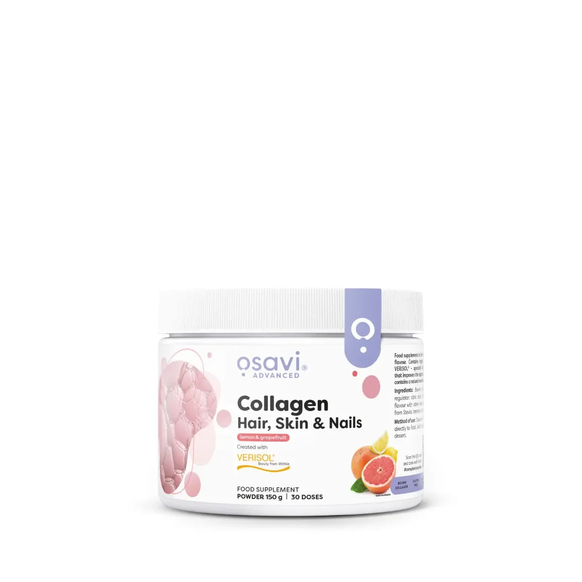 Osavi Collagen Peptides (Hair, Skin & Nails), Lemon & Grapefruit