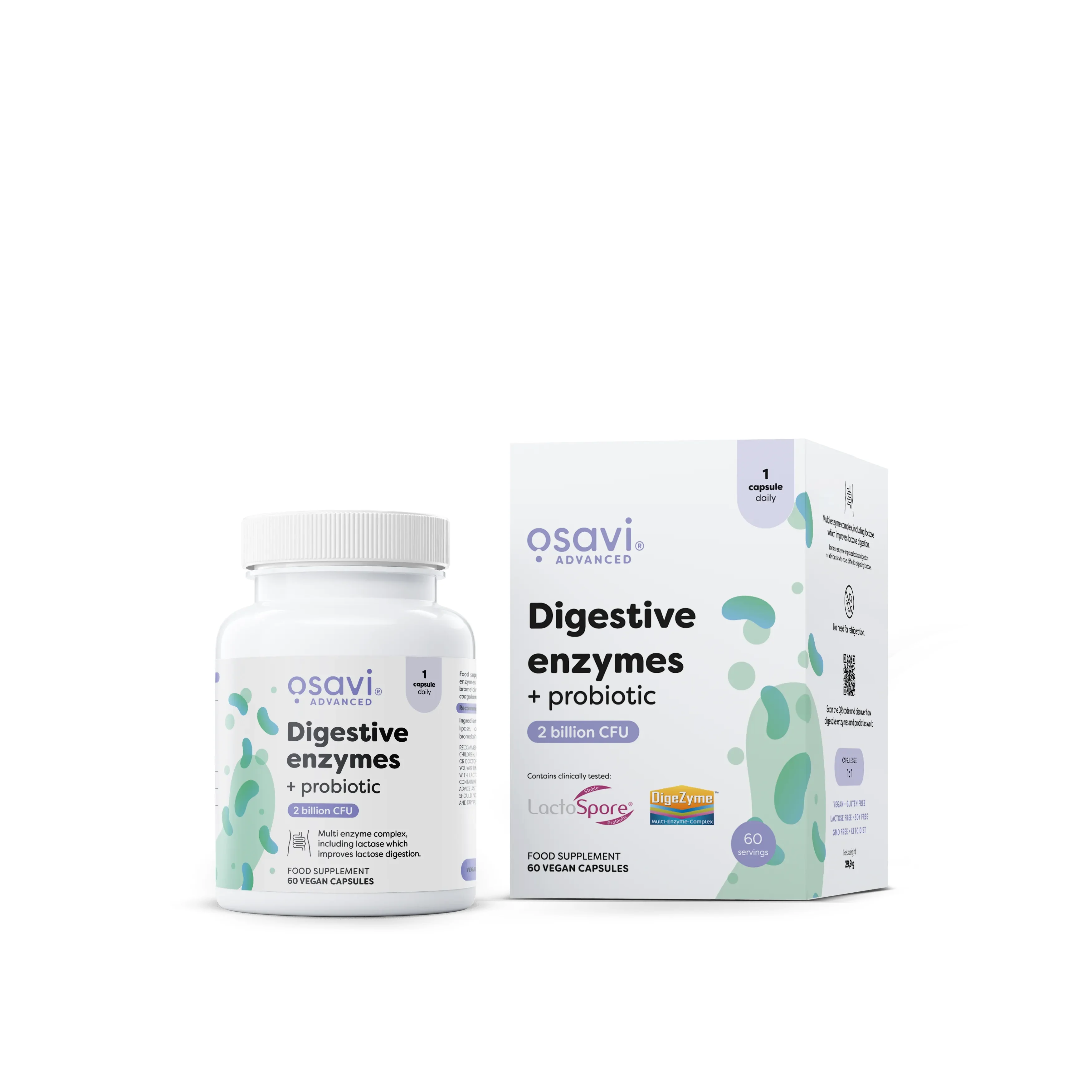Osavi Digestive enzymes + probiotic