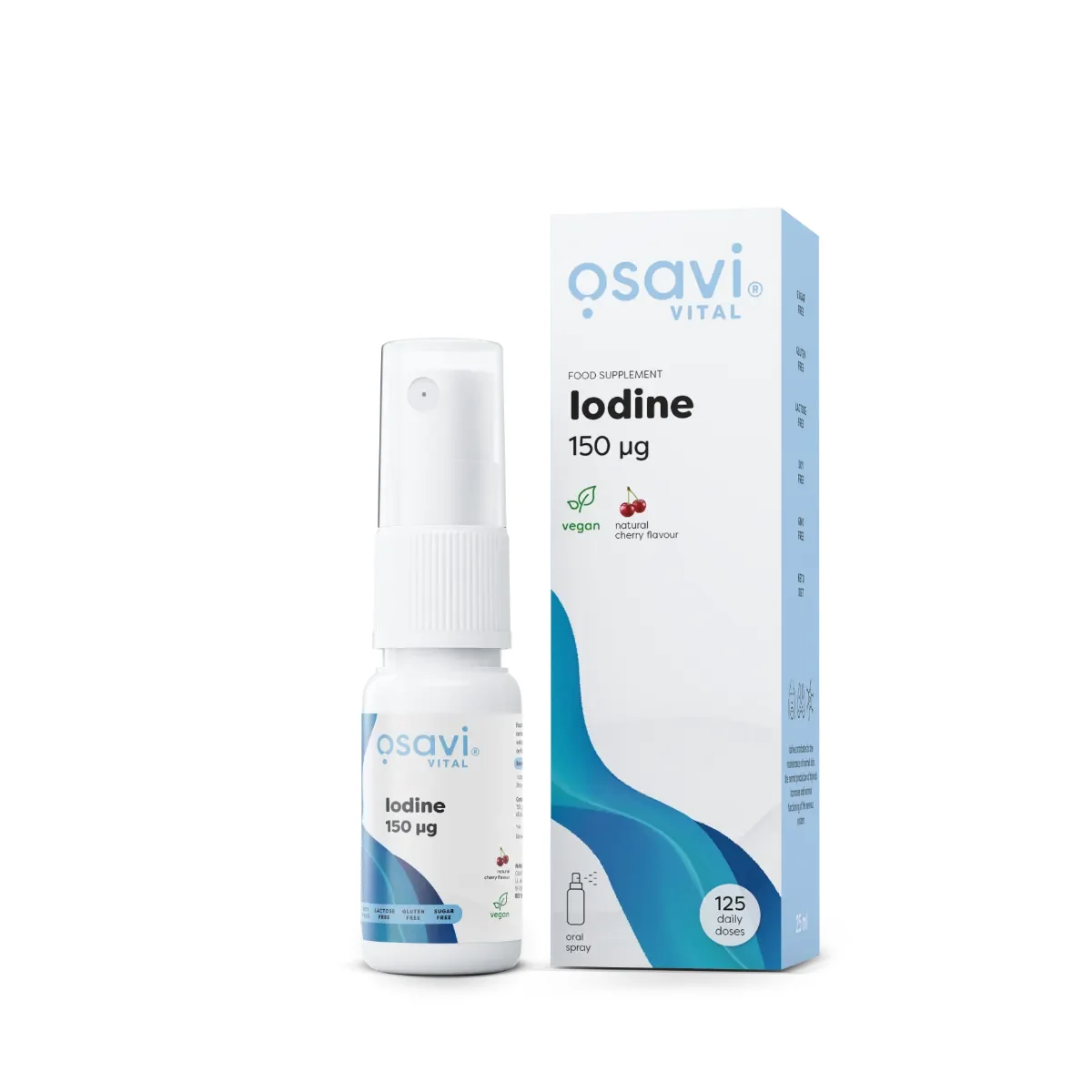 Osavi Iodine Oral Spray, 150mcg (Cherry)