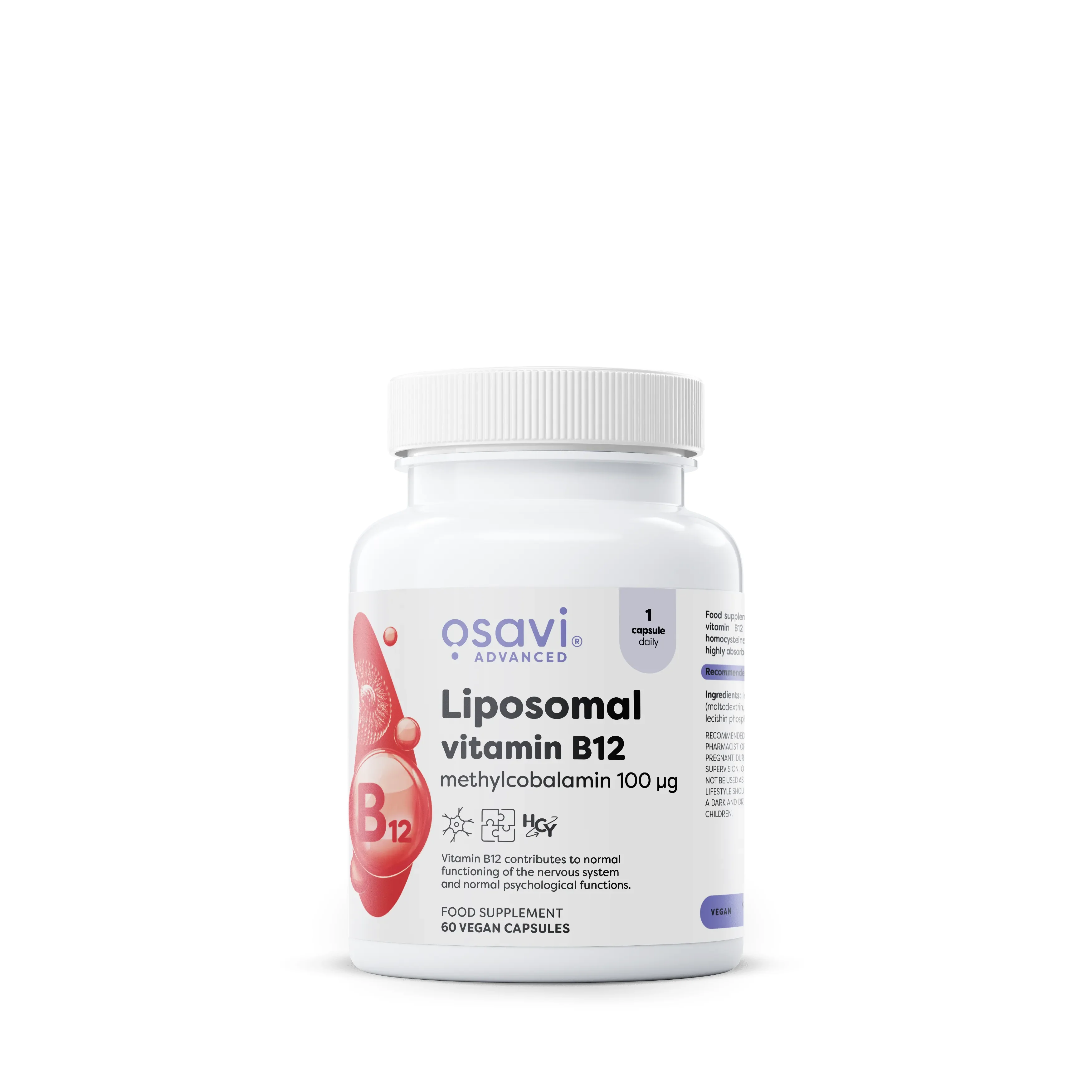 Osavi Liposomal Vitamin B12 - Methylcobalamin 100mcg