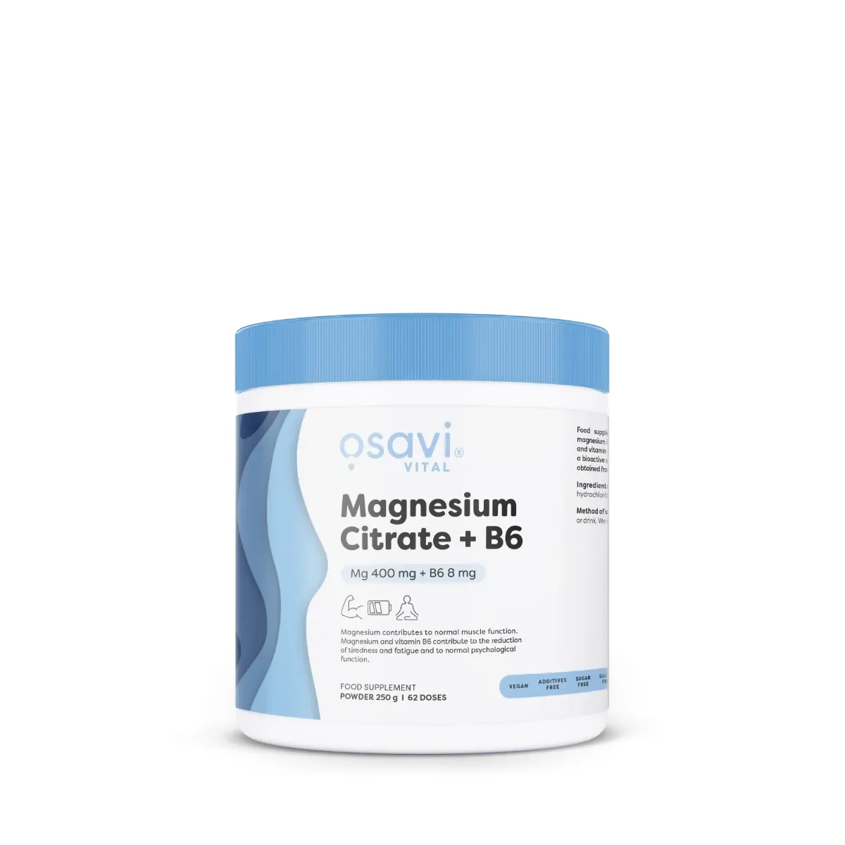 Osavi Magnesium Citrate + B6 Powder