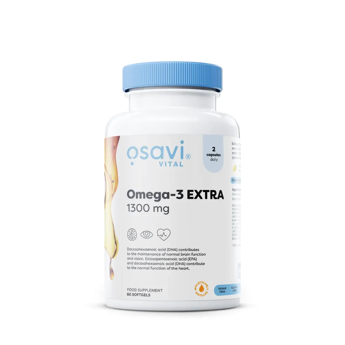 Osavi Omega-3 Extra Molecularly Distilled - 1300mg (Lemon)