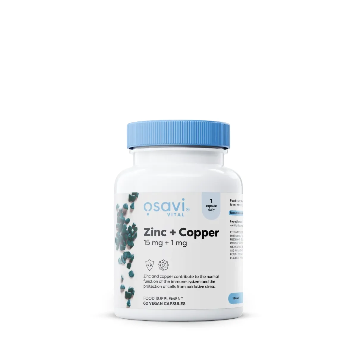 Osavi Zinc + Copper - 15mg + 1mg