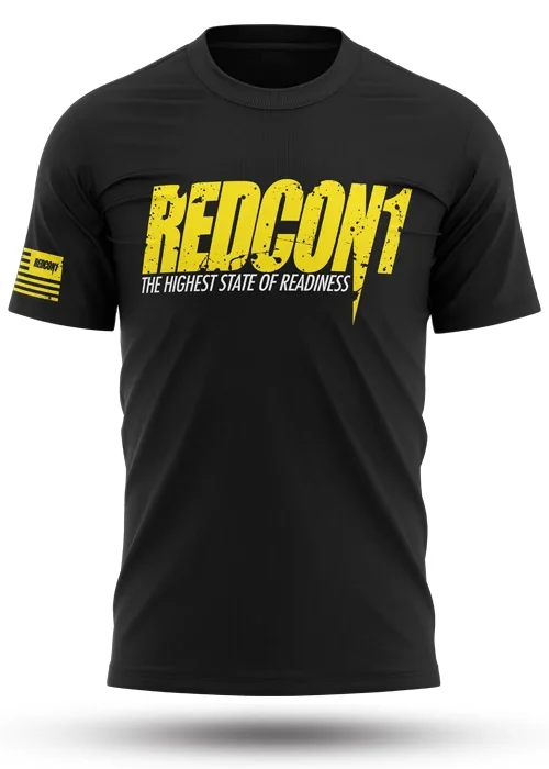 Redcon1 Black on Yellow OG T-Shirt