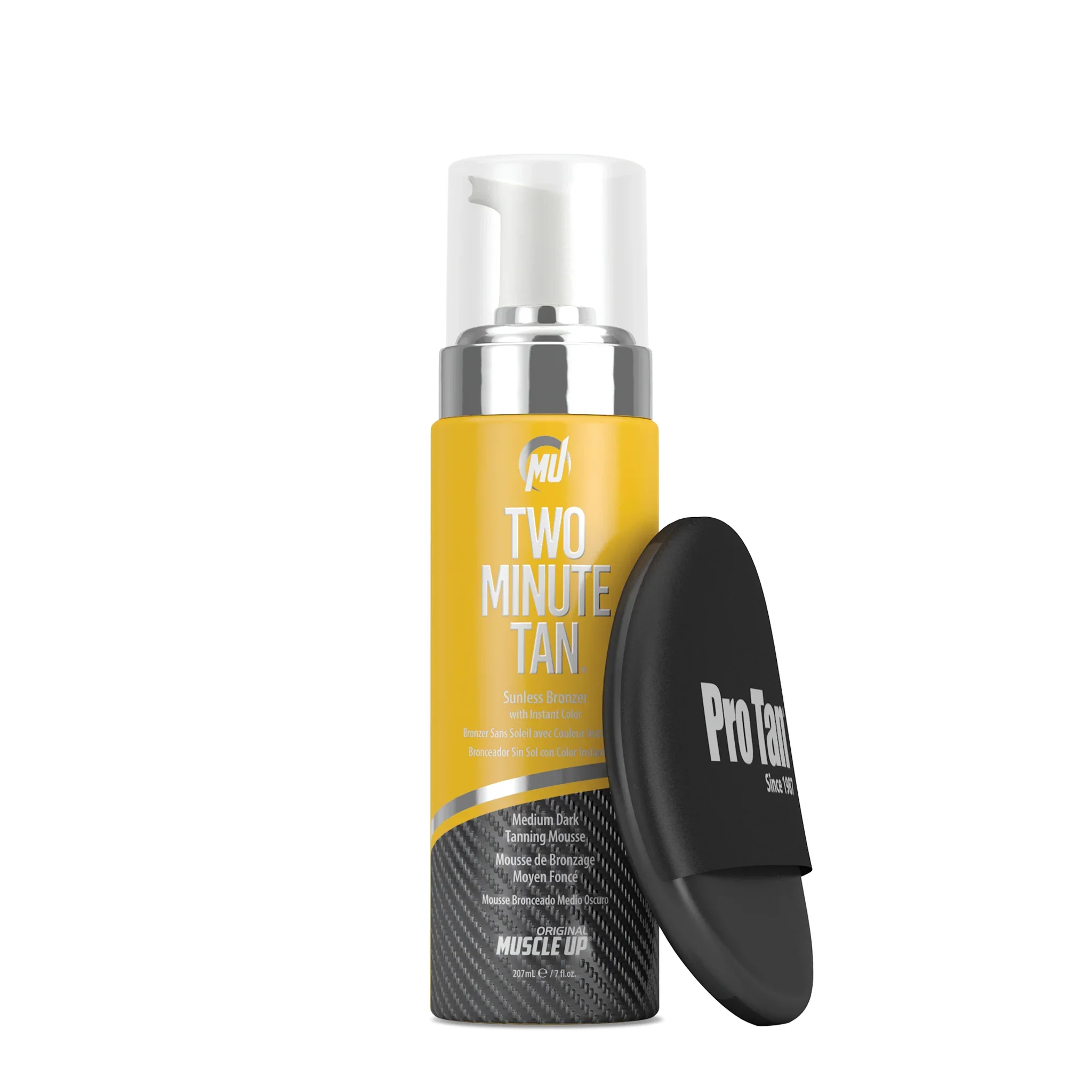 Pro Tan Two Minute Tan, Sunless Bronzer Instant Glow Dark Tanning Gel