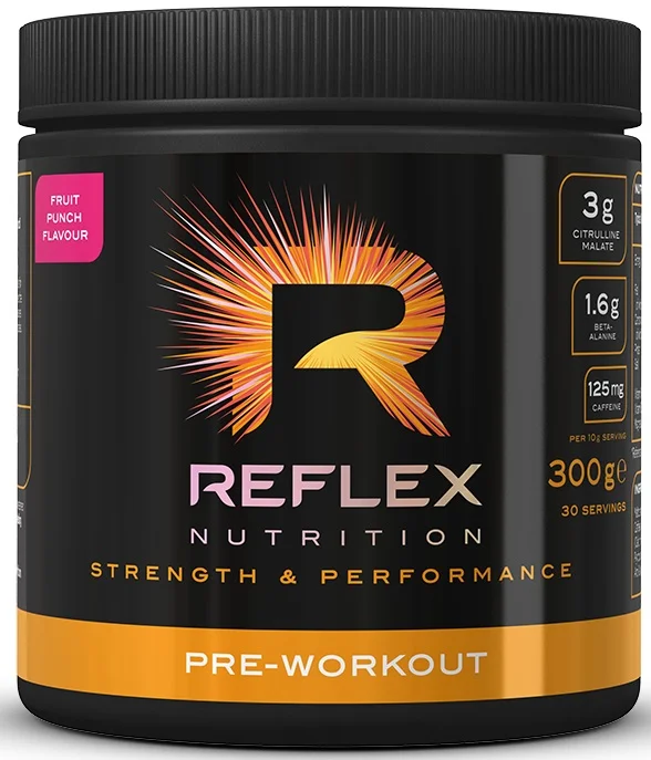 Reflex Nutrition Pre-Workout, Fruit Punch