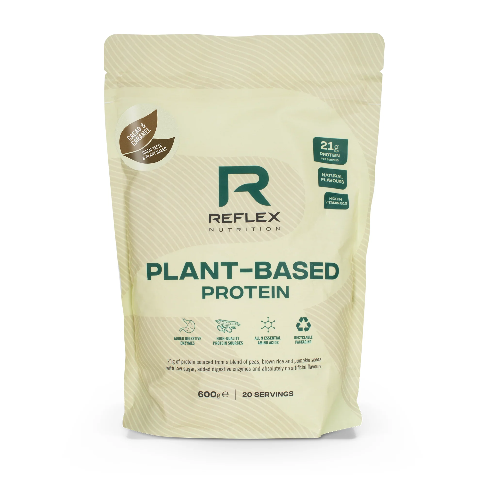 Reflex Nutrition Plant Based Protein, Cacao & Carmel